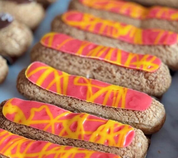 Strawberry and Banana Eclair
